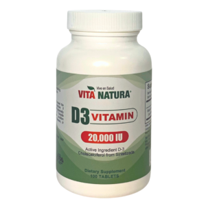 Vitamin D3 | 100 Tablets | Vita Natura